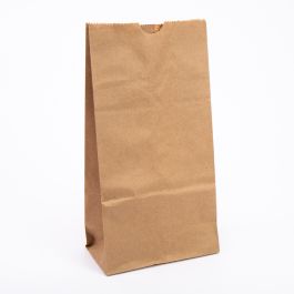 Bolsa Papel Kraft 6lb 12und