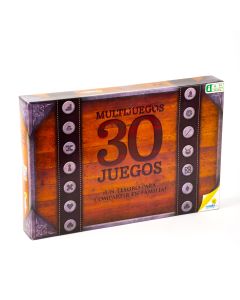 Juego mesa ronda multijuegos 30 en 1 +8a