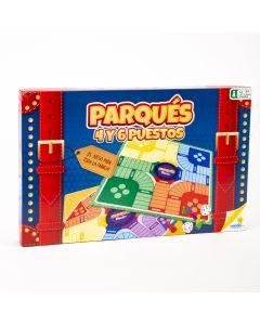 Juego mesa ronda Parqués 6 posiciones +6a