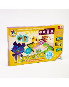 Juego didáctico lotería bilingüe naturaleza +6a