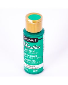 Pintura acrílica Decoart metal verde cristal 59ml