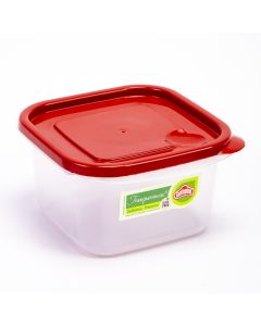 Recipiente sándwich 710ml rojo guateplast