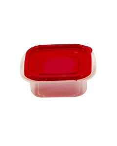 Recipiente sándwich 475ml rojo Guateplast