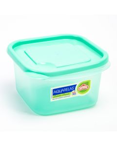 Recipiente sándwich 710ml aqua guateplast