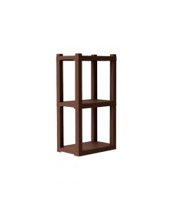 Mueble modular 3 niveles chocolate
