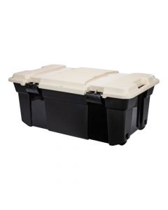 Caja plástica 80L con ruedas