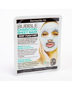 Mascarilla facial burbujas carbón