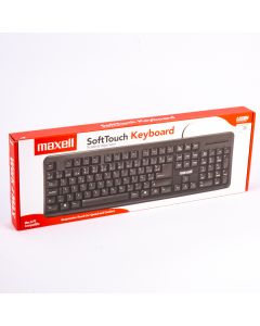 Teclado básico con cable USB negro