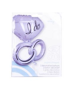 Globo metal anillo I do 36 pulg