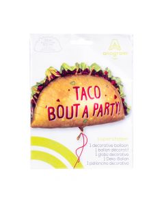 Globo metal taco party grande