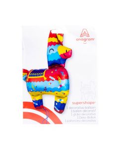 Globo metal forma piñata llama 36pulg