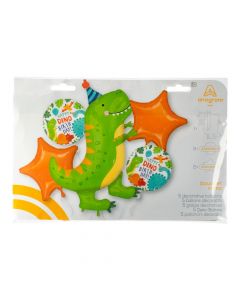 Bouquet globos fiesta dinosaurios