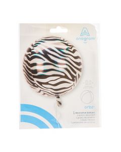 Globo metal animal print cebra