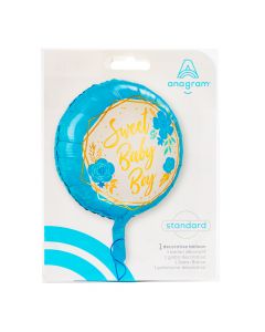 Globo metal sweet baby boy 18pulg