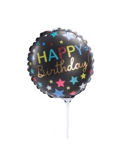 Globo metálico cumpleaños satinado
