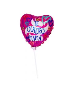 Globo rosado con mensaje