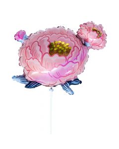 Globo metálico flor mamá