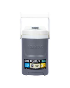 Hielera plastica redonda 500ml gris+blanco