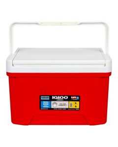 Hielera plástica 8L rojo/blanco