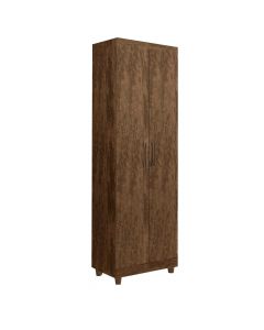 Mueble multiuso para cocina 2 puertas 5 estantes marrón
