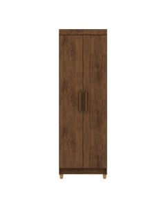 Mueble multiuso para cocina 2 puertas 5 estantes marrón