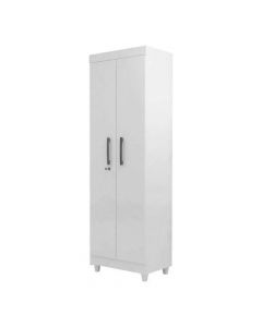 Mueble multiuso line 2 puertas 5 estantes branco