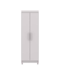 Mueble multiuso line 2 puertas 5 estantes branco