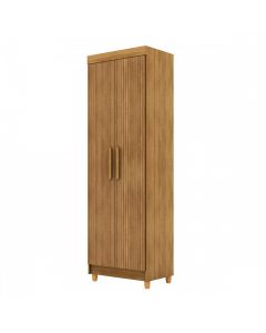 Mueble multiuso para cocina 2 puertas 5 estantes marrón
