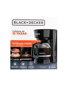Coffee maker con filtro 12 tazas negro