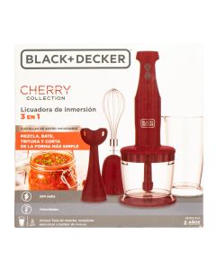 Batidora inmersion cherry collection 3en1