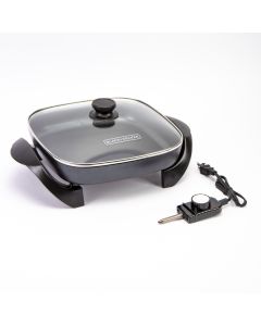 Sartén eléctrico 12 pulg negro sk1212b
