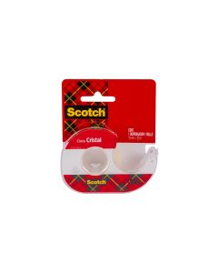 Dispensador cinta adhesiva Scotch cristal 19x20m