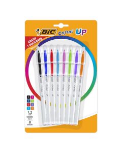 Lapicero cristal up surtido 8und