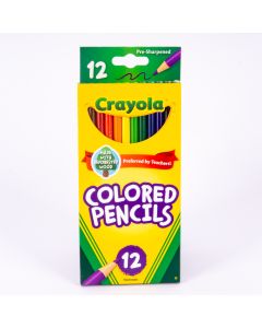 Lápiz color largo 12 unidades