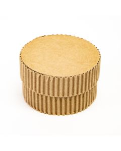 Caja cilíndrica mini corrugada #1