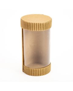 Caja cilíndrica ventana 14x7cm