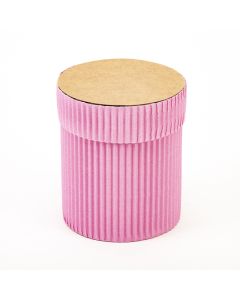 Caja cilíndrica corrugada 7cm x7cm x8cm vk300b-r