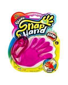 Mano elástica y pegajosa