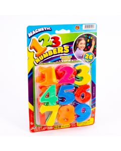 Letra y numero Ja-ru plástico magnético 26pzas +4a 