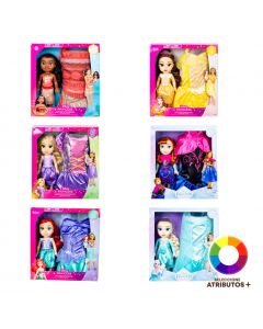 Muñeca elegante con accesorios