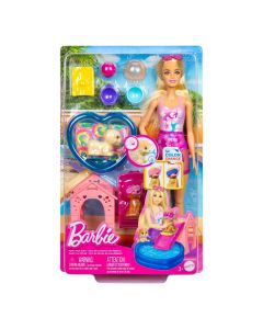 Barbie con accesorios pool party