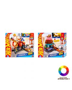 Pista City con vehículo