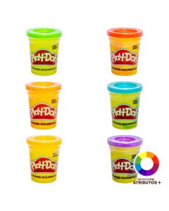 Plastilina en frasco surtido