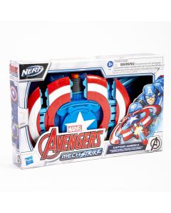 Escudo ataque Hasbro lanza dardos Capitán América +5a