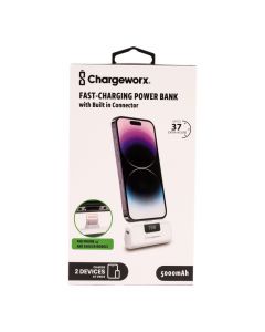 Batería portátil carga rápida 37hrs 5000mAh