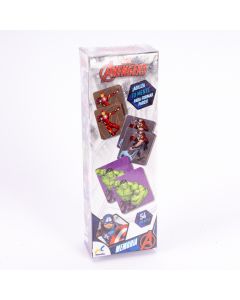 Juego memoria Novelty Marvel torre Avengers 54pzas +3a