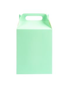 Caja cartón lisa 8und verde menta