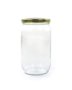 FRASCO DE VIDRIO PARA CONSERVA CON TAPA 458 ML
