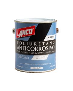 Pintura anticorrosiva poliuretano galón negro