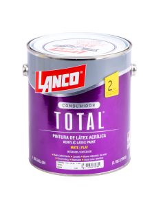 Pintura lanco total látex mora galón